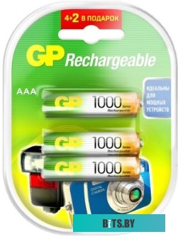 Перезаряжаемые аккумуляторы GP 100AAAHC 4891199164477