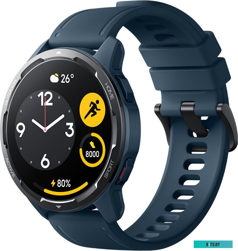 Смарт-часы Xiaomi Watch S1 Active, 46мм, 1.43", синий / синий [BHR5467GL]