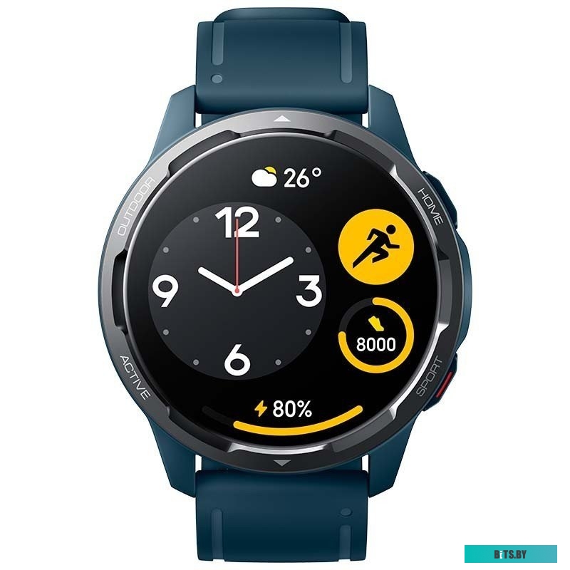 Смарт-часы Xiaomi Watch S1 Active, 46мм, 1.43", синий / синий [BHR5467GL]