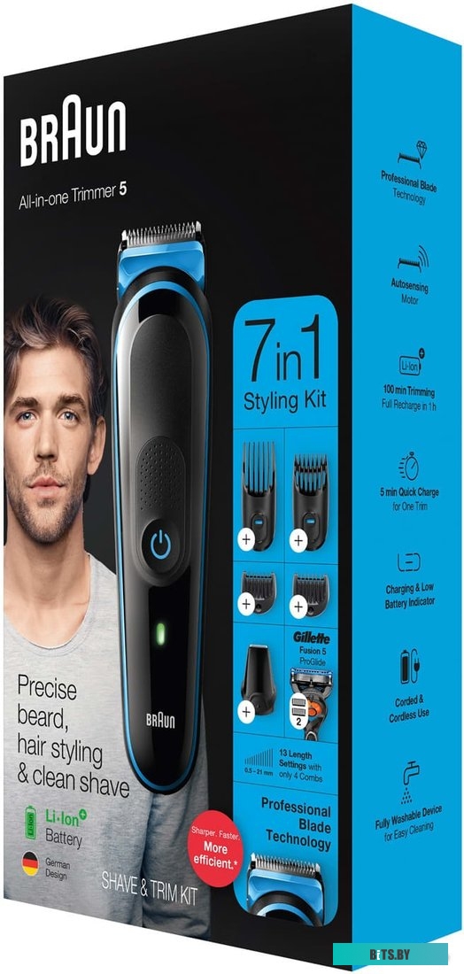 MGK5245 Триммер Braun 5 MGK5245 Бритва, черный