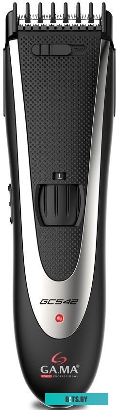 GM0102 Машинка для стрижки Ga.Ma GC542 черный/серый (насадок в компл:1шт)