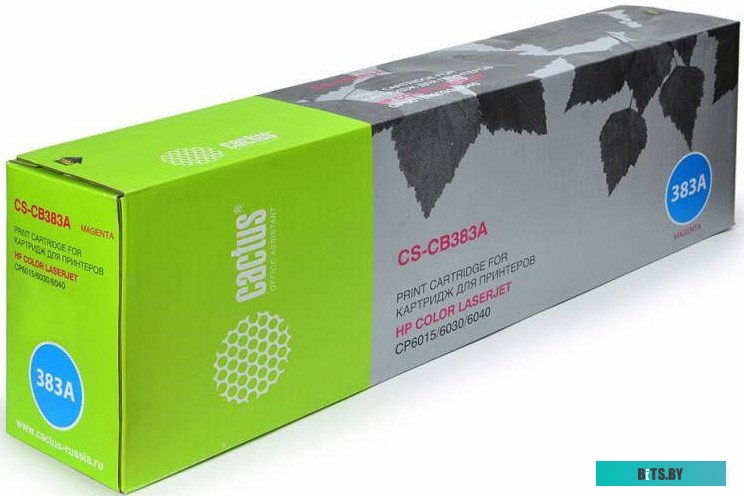 Картридж лазерный Cactus CS-CB383AR пурпурный (аналог HP CB383A)