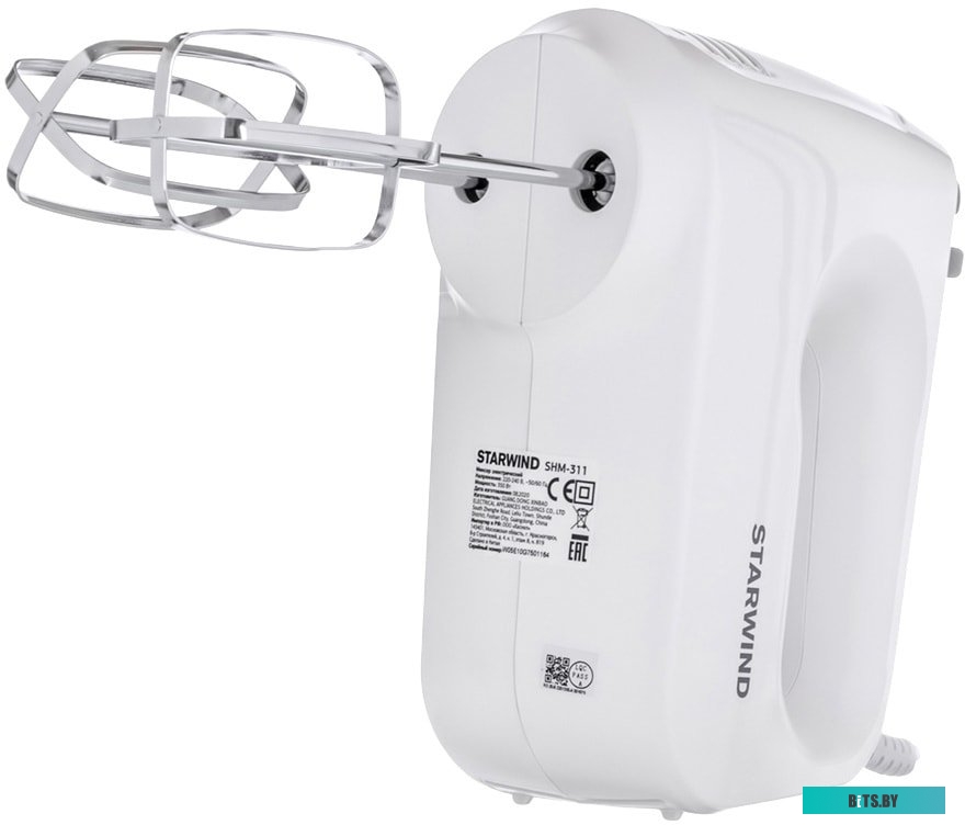 SHM-311 Миксер STARWIND SHM-311, ручной,  белый