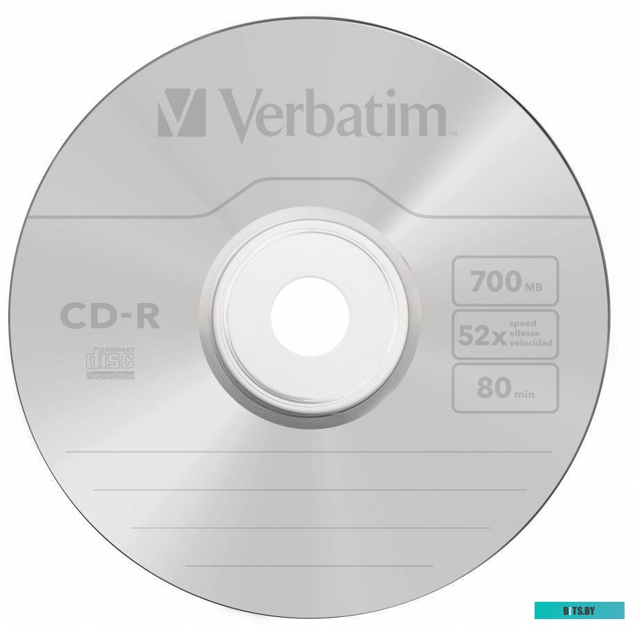 CD-R диск Verbatim 700Mb 52x 43327 (10 шт.)