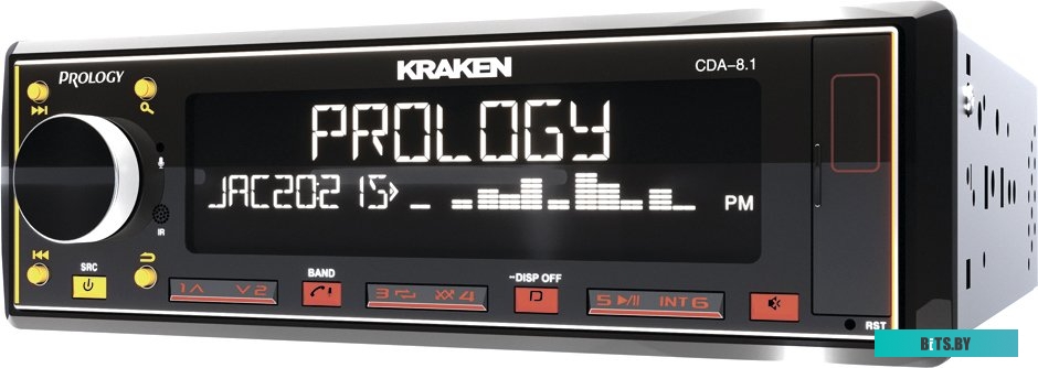 PRCDA8.1KRAKEN Автомагнитола Prology CDA-8.1 KRAKEN 1DIN 8x65Вт RDS (PRCDA8.1KRAKEN)