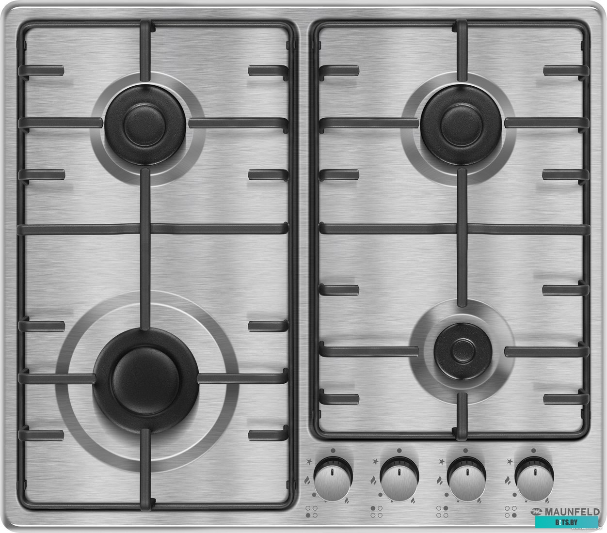 КА-00014988 Газовая варочная поверхность Maunfeld EGHS.64.3STS-ES/G нержавеющая сталь