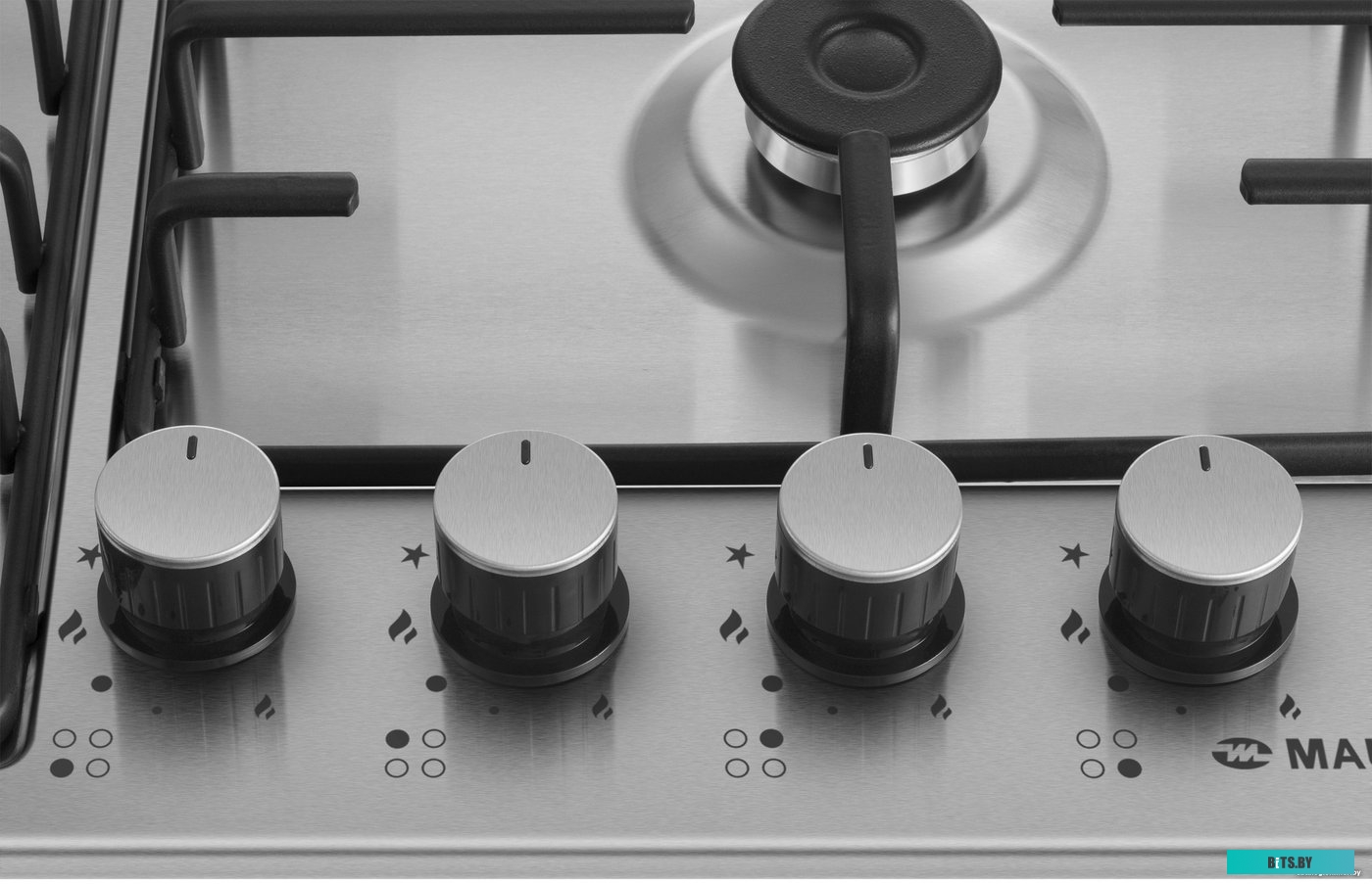 КА-00014988 Газовая варочная поверхность Maunfeld EGHS.64.3STS-ES/G нержавеющая сталь
