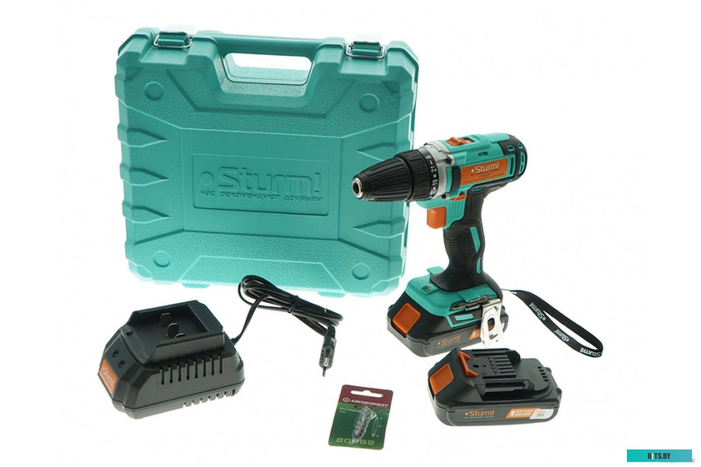 Дрель-шуруповерт Sturm CD3620 (с 2-мя АКБ, кейс)