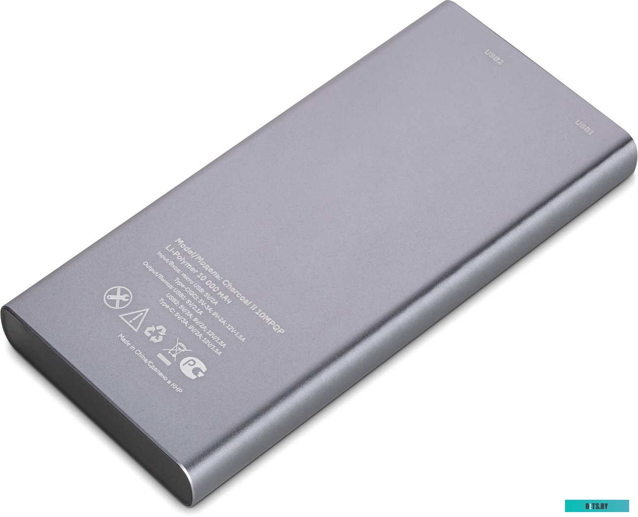 Портативное зарядное устройство AccesStyle Charcoal II 10MPQP 10000mAh (серый)