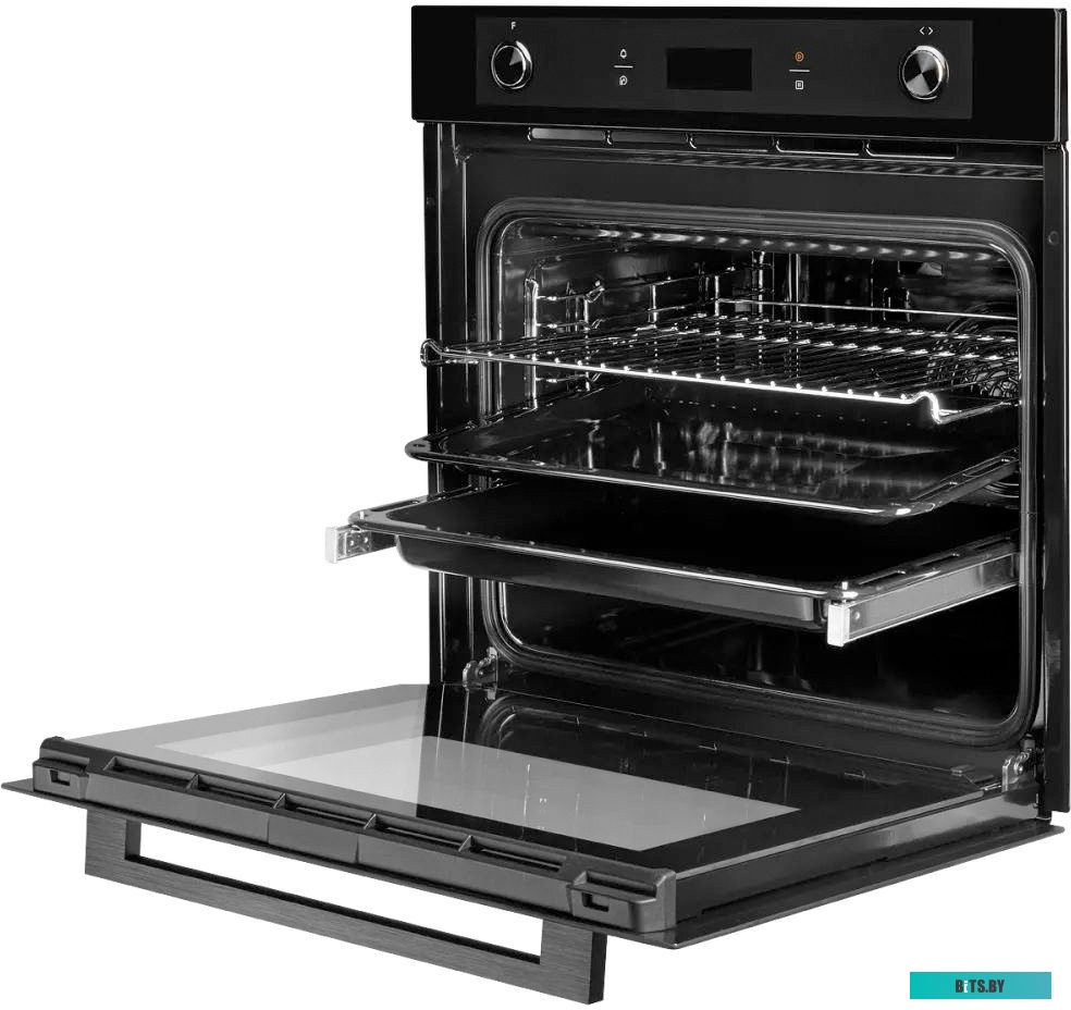 HM 639 Black Встраиваемый духовой шкаф/ 60 см, 70 л, 9 режимов, гидролизная очистка, черный