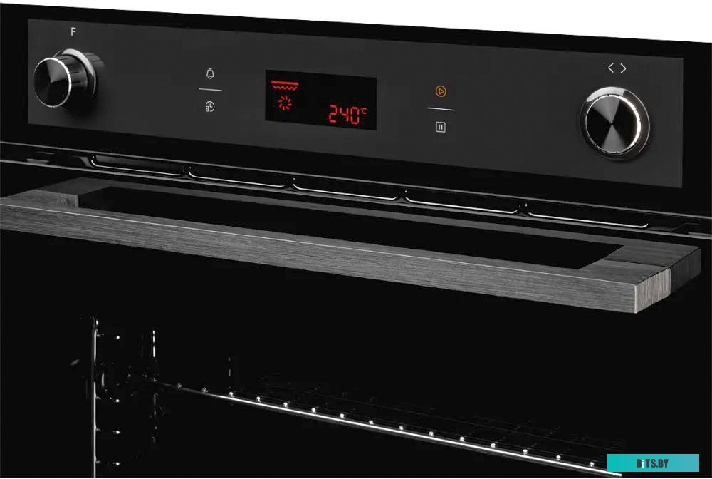 HM 639 Black Встраиваемый духовой шкаф/ 60 см, 70 л, 9 режимов, гидролизная очистка, черный