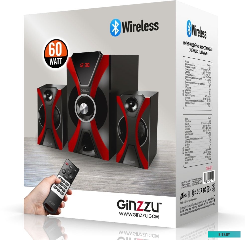 Компьютерные колонки Ginzzu GM-427