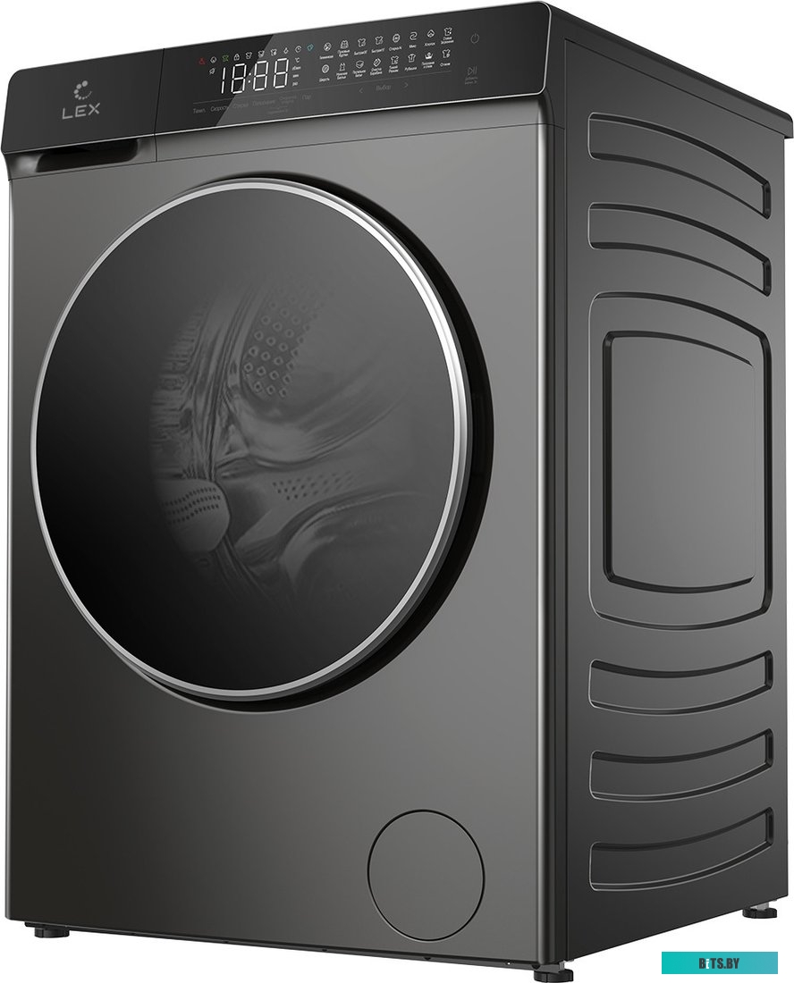 LWM12014GRITHD Стиральная машина LEX LWM12014GrIThD, с фронтальной загрузкой, с паром, 12кг, 1400об/мин, инверторная