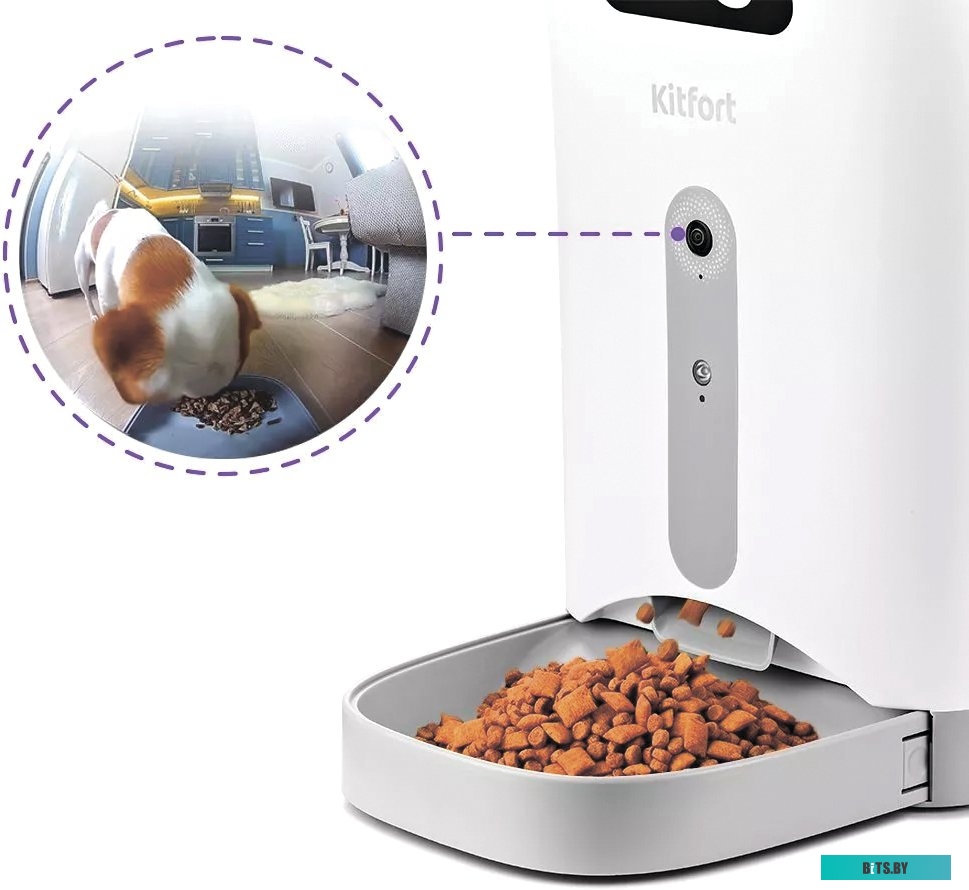 КТ-6208 Тостер KitFort КТ-6208,  белый/черный