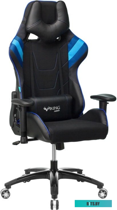 Кресло Zombie Viking 4 Aero Blue Edition (черный) <VIKING 4 AERO BLUE>