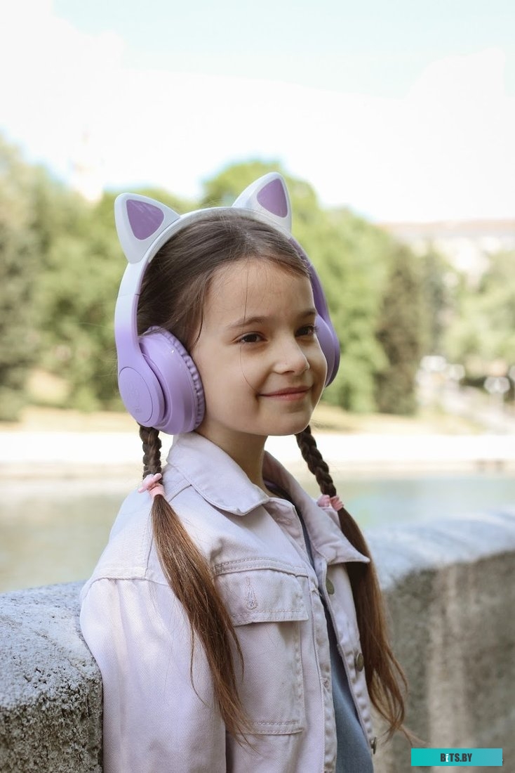 Наушники Miru Cat EP-W10 (сиреневый)