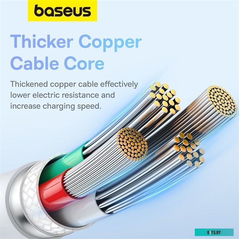 Baseus Pudding Series USB Type-A - USB Type-C (1.2 м, белый)