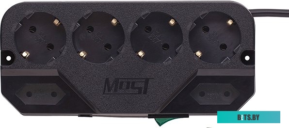 MOST CRG-Ч-5 М Сетевой фильтр Most CRG, 5м, черный [most crg-ч-5 м]