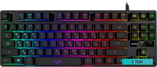 SV-019488 SVEN  Игровая клавиатура SVEN KB-G7400 (87кл., 12 Fn функций, подсветка)