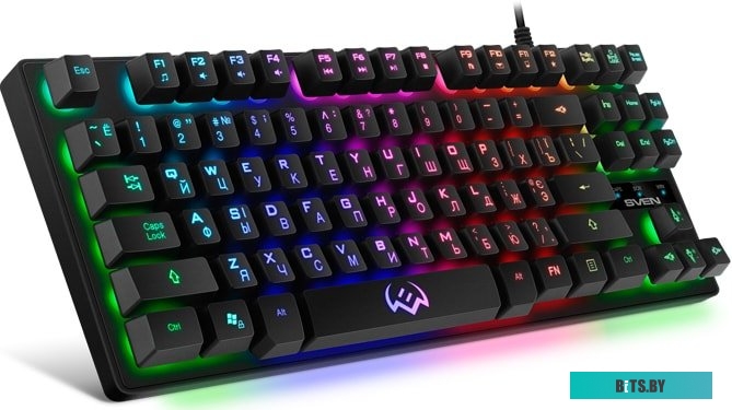 SV-019488 SVEN  Игровая клавиатура SVEN KB-G7400 (87кл., 12 Fn функций, подсветка)