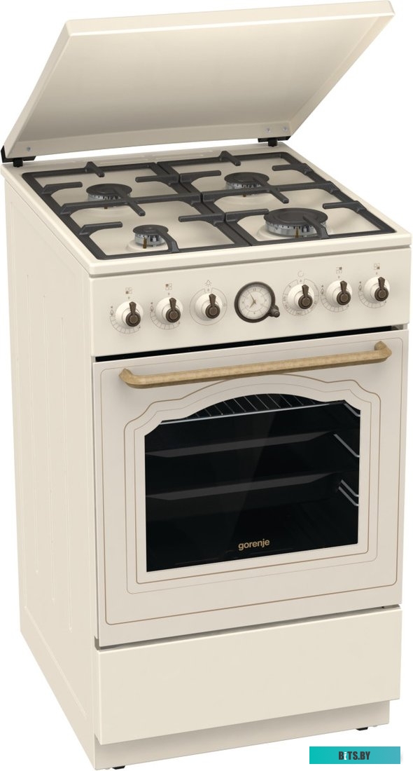 GGI5BCLI Плита Газовая Gorenje GGI5BCLI бежевый (металлическая крышка) реш.чугун