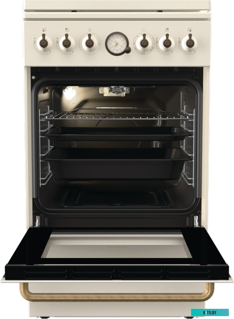 GGI5BCLI Плита Газовая Gorenje GGI5BCLI бежевый (металлическая крышка) реш.чугун