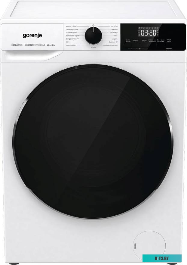 W1D2A164ADS Стиральная машина Gorenje W1D2A164ADS класс: A загр.фронтальная макс.:10кг (с сушкой) белый