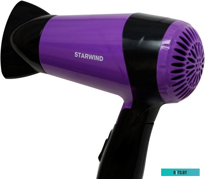 SHP6102 Фен Starwind SHP6102 1600Вт черный/фиолетовый