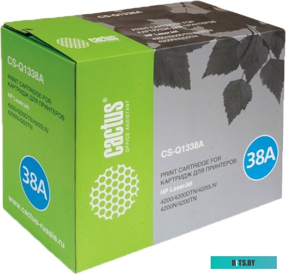 Картридж Cactus CS-Q1338AR Q1338A черный (для HP LJ 4200/4200DTN/4200LN/4200N/4200TN)