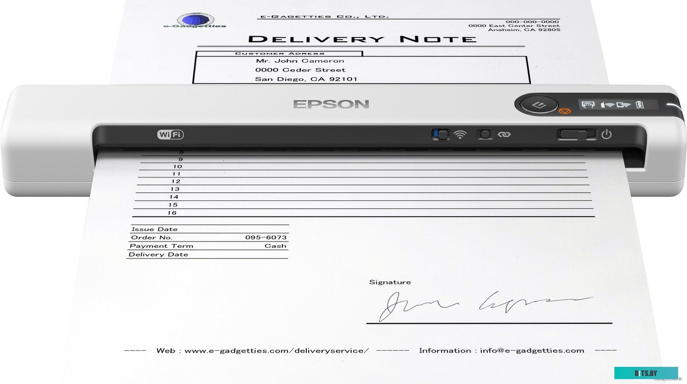 Сканер Epson WorkForce DS-80W <B11B253402>