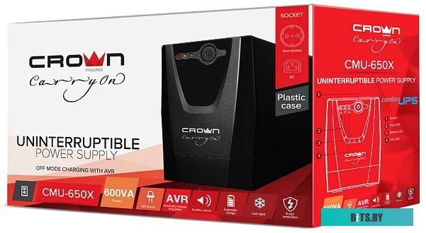 Источник бесперебойного питания Crown CMU-650X 9672037
