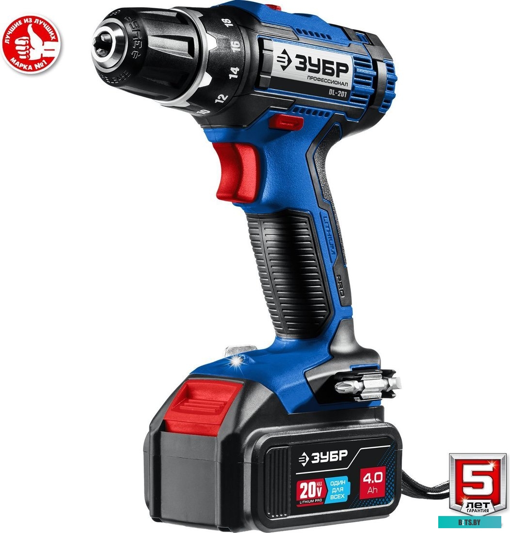 Зубр Профессионал DL-201-42 (с 2-мя АКБ, кейс)