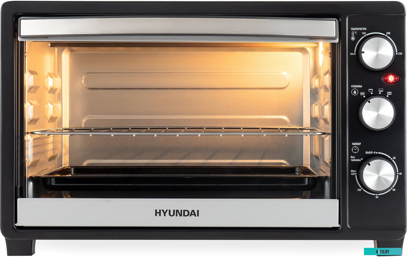 MIO-HY074 Мини-печь Hyundai MIO-HY074,  серебристый