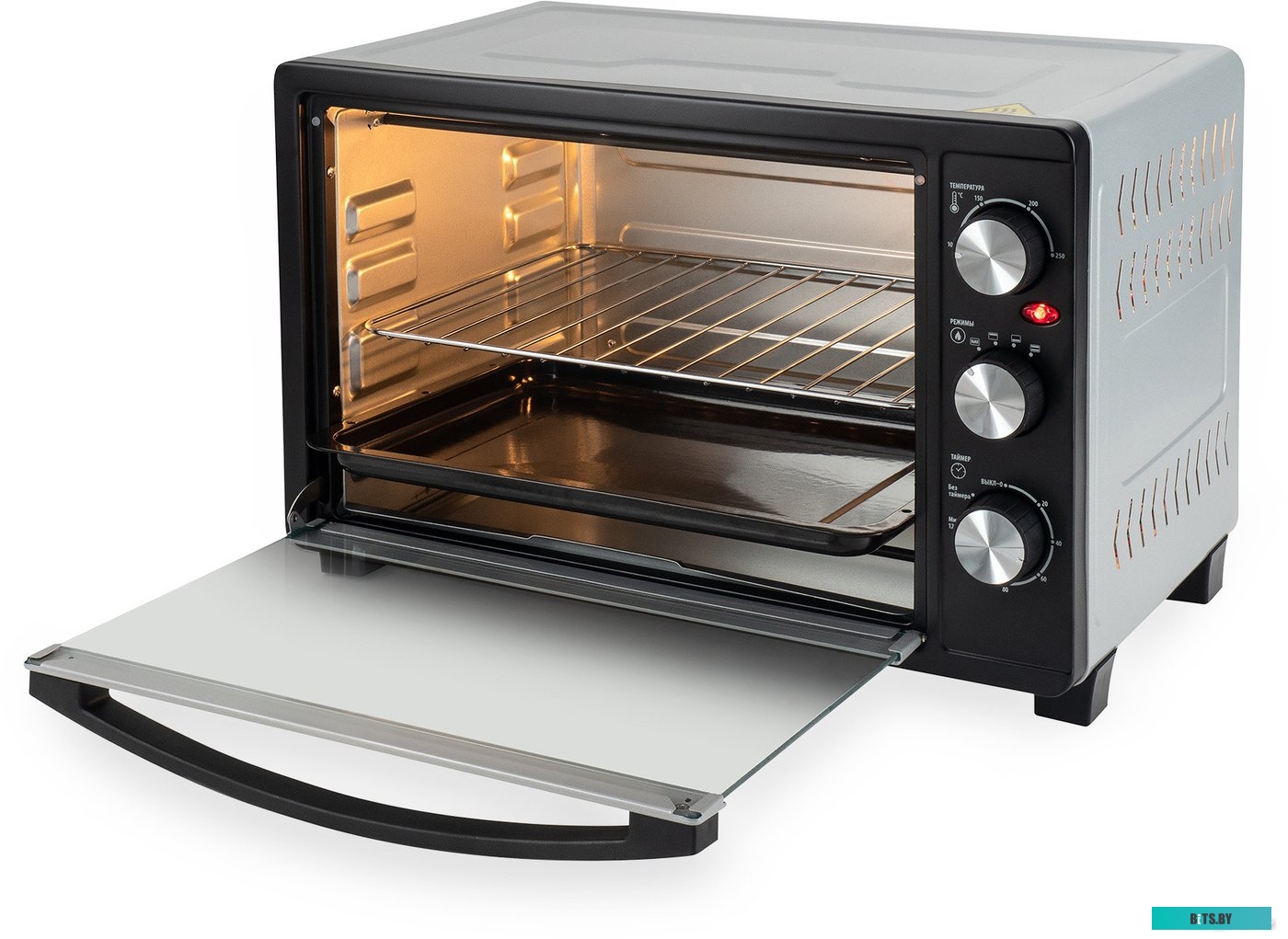 MIO-HY074 Мини-печь Hyundai MIO-HY074,  серебристый