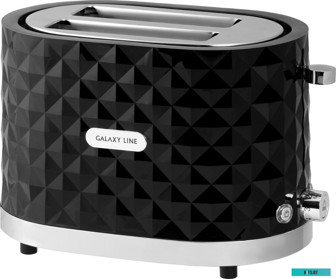 ГЛ2912ЛЧЕР Тостер GALAXY LINE GL 2912,  черный [гл2912лчер]