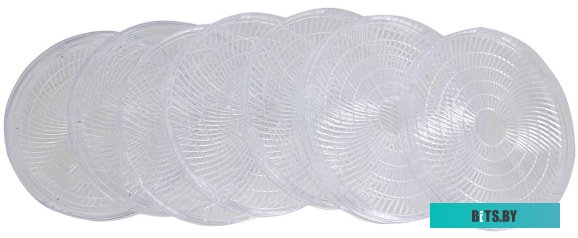 ВОЛГА-8 Сушилка для овощей и фруктов ВЕЛИКИЕ РЕКИ Волга-8,  прозрачный,  8шт