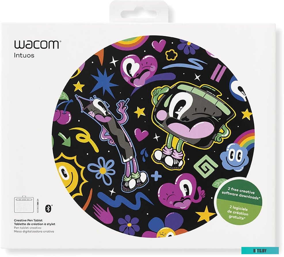 Графический планшет Wacom Intuos CTL-4100WL (черный, маленький размер) <CTL-4100WLK-N>