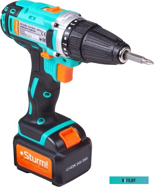 Дрель-шуруповерт Sturm CD3224L (с 2-мя АКБ, кейс)