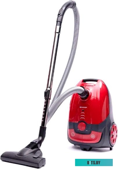 ECKB19RR Пылесос Sharp/ Пылесос, 1900 Вт, уборка: сухая, пылесборник - мешок, 2.3 л,красный