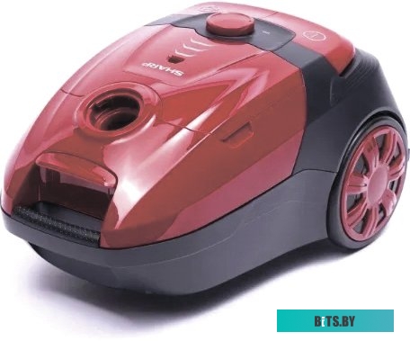 ECKB19RR Пылесос Sharp/ Пылесос, 1900 Вт, уборка: сухая, пылесборник - мешок, 2.3 л,красный