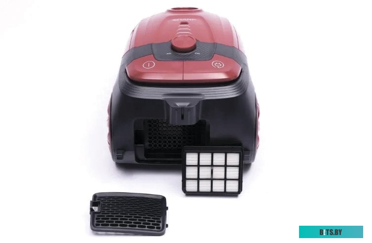 ECKB19RR Пылесос Sharp/ Пылесос, 1900 Вт, уборка: сухая, пылесборник - мешок, 2.3 л,красный