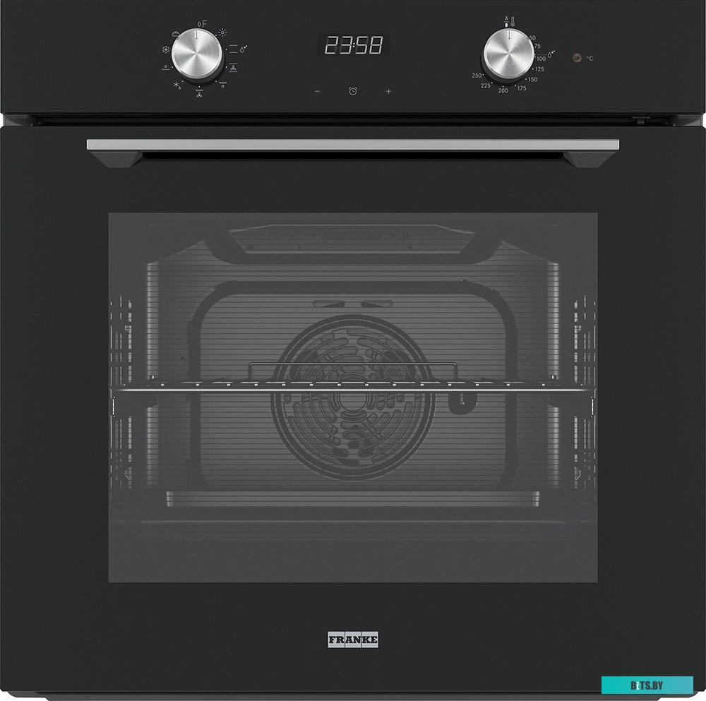 116.0606.098 Духовой шкаф Franke FMA 86 H BK/ Better, Электрический духовой шкаф, 60 см, серия MARIS, 71л, 9 функций, цифровой дисплей, черный