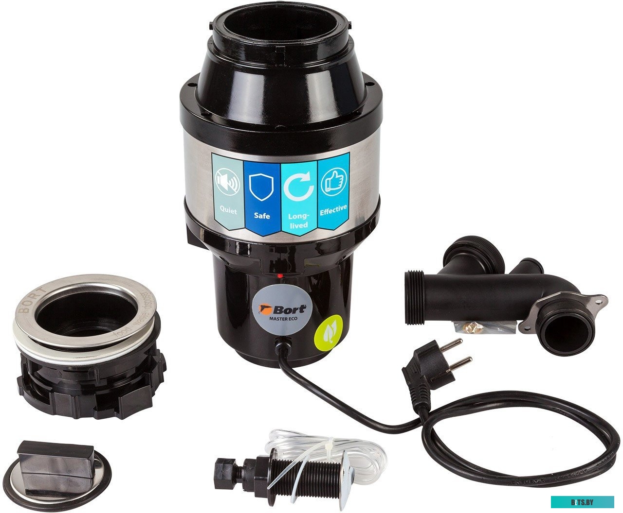 91275752 Измельчитель Bort Master Eco 390Вт черный