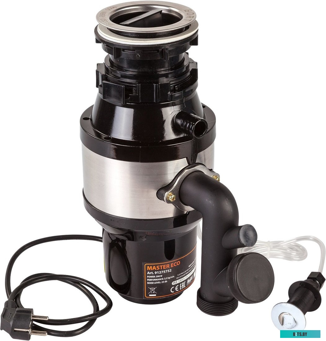 91275752 Измельчитель Bort Master Eco 390Вт черный