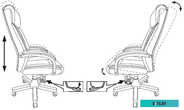 Офисное кресло (Стул) Бюрократ T-9922WALNUT/CHOK (светло-коричневый)