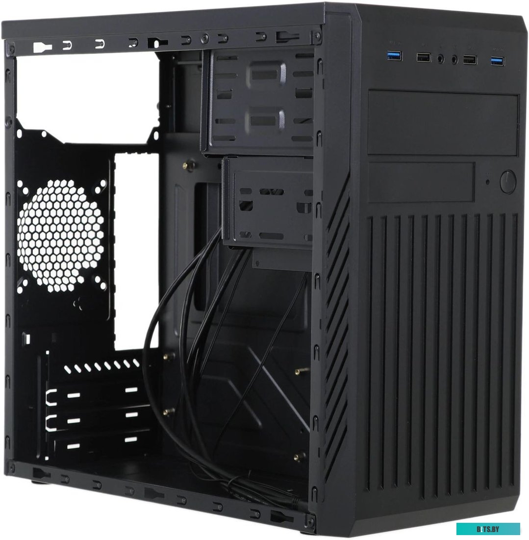 ACC-B202N Корпус Accord ACC-B202N черный без БП mATX 2xUSB2.0 2xUSB3.0 audio