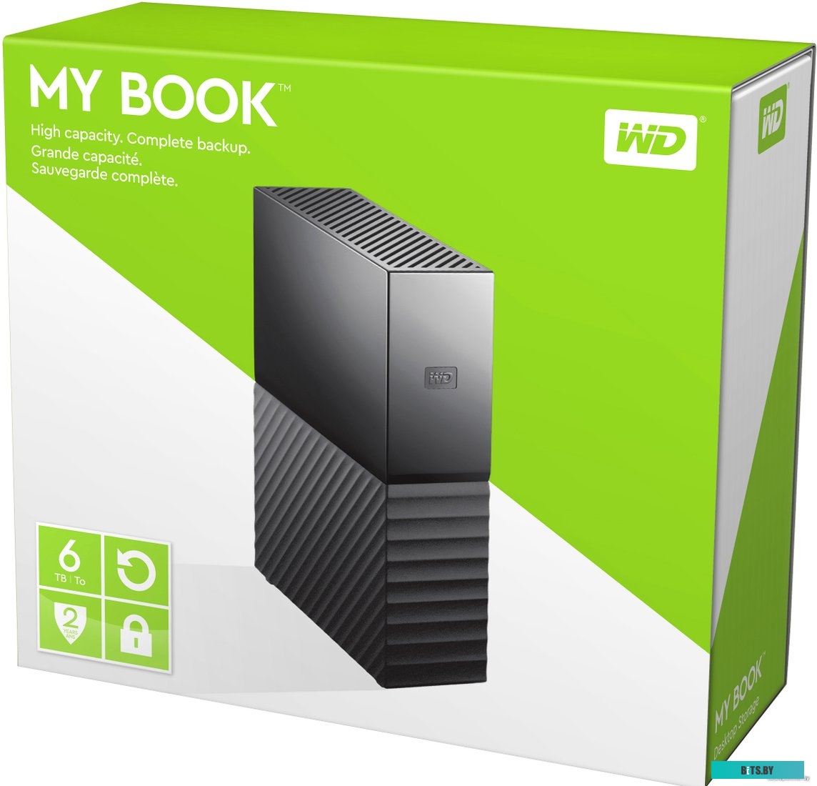Внешний диск HDD WD My Book WDBBGB0060HBK-EESN, 6ТБ, черный