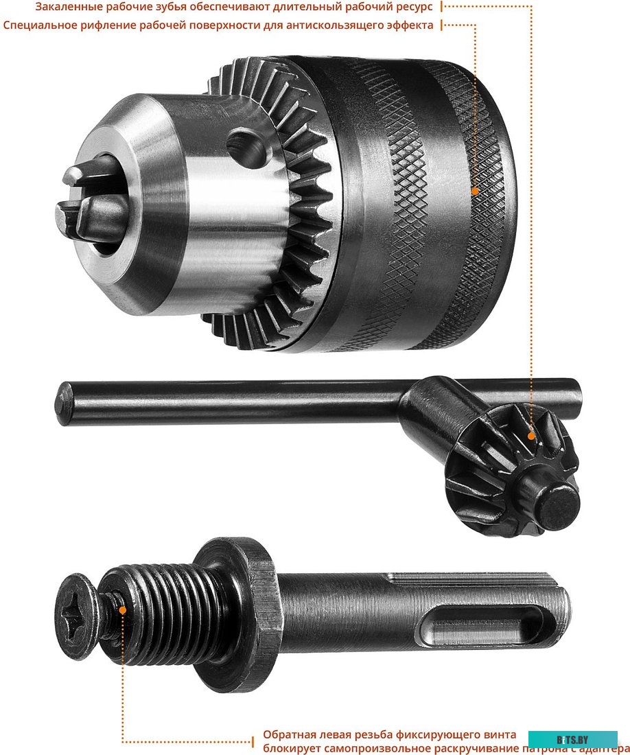 29081-H3 Патрон сверлильный для перфораторов Зубр 29081-H3