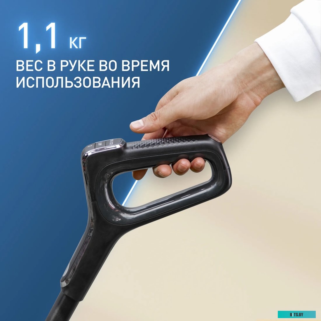 GF103 Фонарь ручной Gauss GFL103 черный 1Вт лам.:светодиод. (GF103)