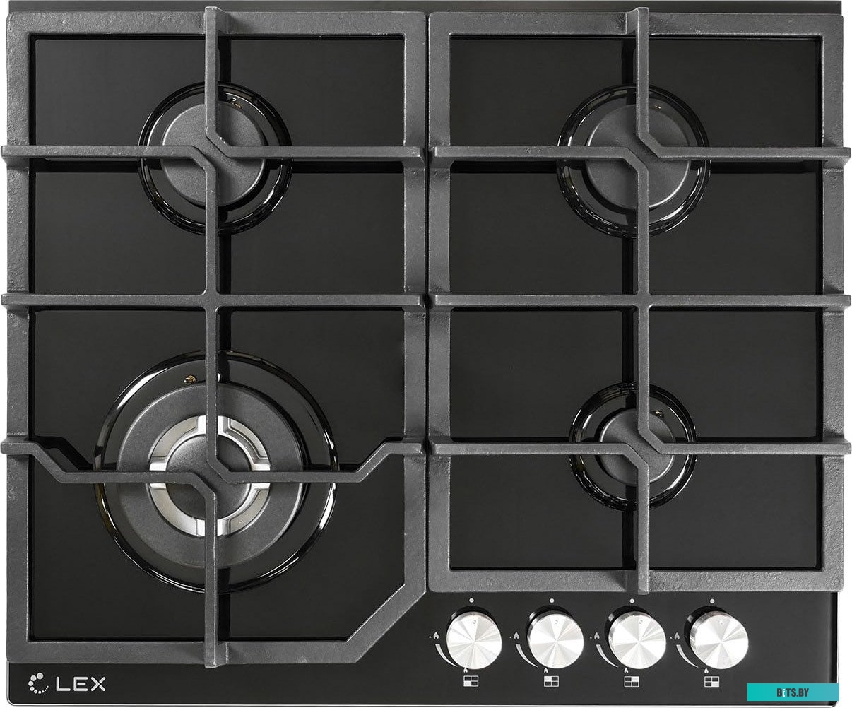 CHAO000176 Газовая варочная поверхность Lex GVG 640-1 BL черный